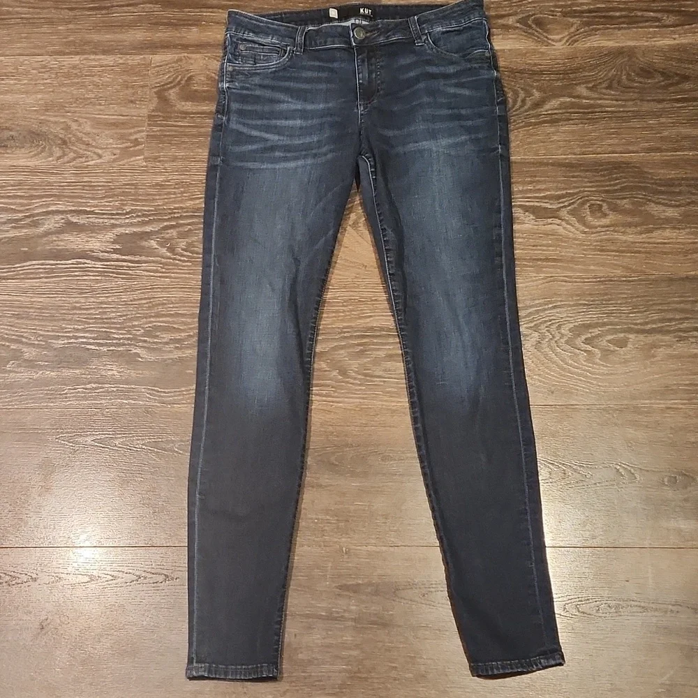 ❤ KUT FROM THE KLOTH MIA TOOTHPICK SKINNY JEANS, 10 (30) - Picture 5 of 9